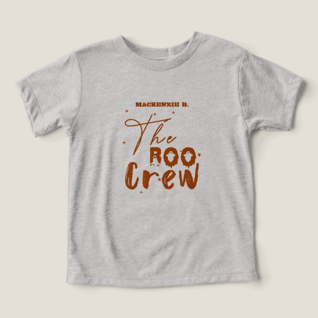 The Boo Crew Halloween Boo T Shirt (Design Framsida)
