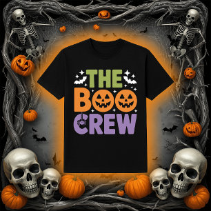 The Boo Crew Halloween Jack-O'-Lantern & Spindel G T Shirt