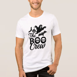 The Boo Crew Halloween Skalle & Spöke Kuslig T Shirt