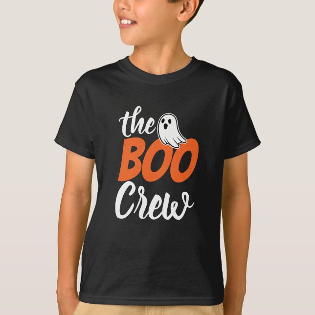 The Boo Crew Halloween T Shirt (Framsida)