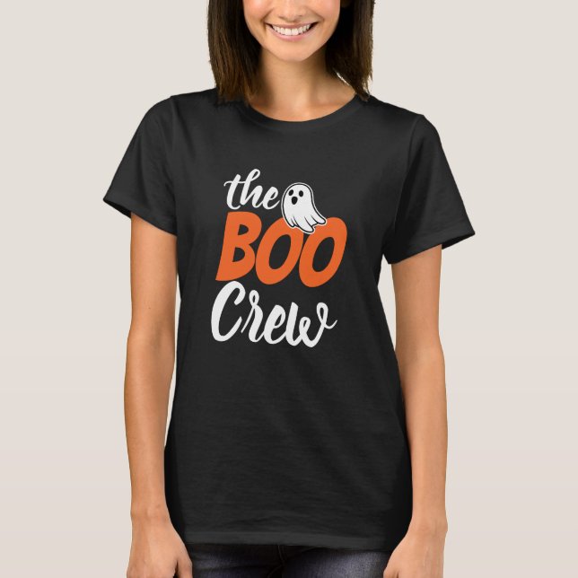 The Boo Crew Halloween T Shirt (Framsida)