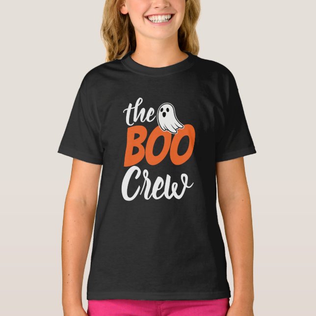 The Boo Crew Halloween T Shirt (Framsida)