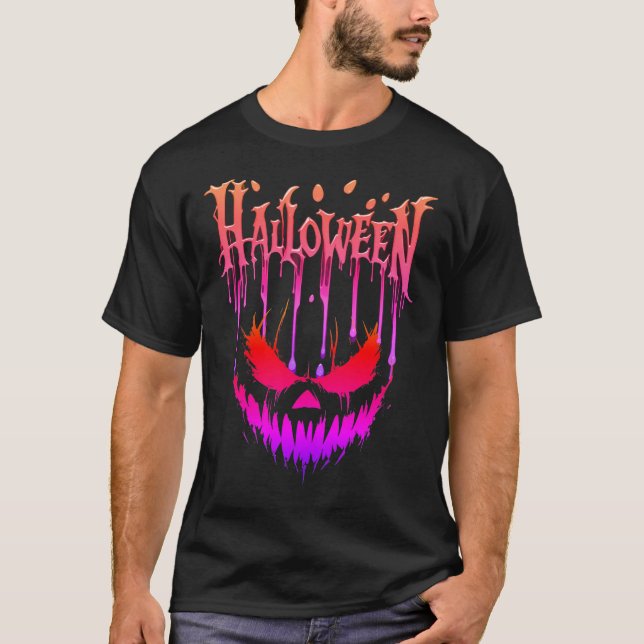 The Boo Crew Orange Halloween Family Matching T-Sh T Shirt (Framsida)