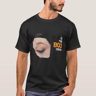 The Boo Crew Vita Spöke Mäns Halloween T-Shirt