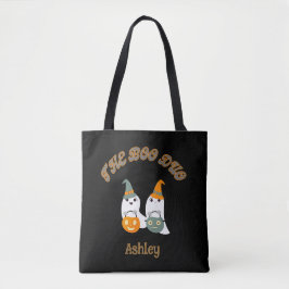The Boo Duo - Cute Halloween Ghosts Tote Bag Tygkasse