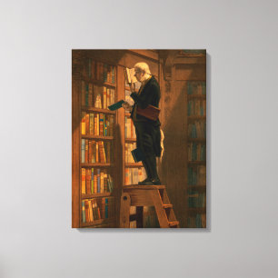The Bookworm, 1861 av Carl Spitzweg Canvastryck