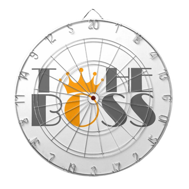 The Boss crown Cufflinks Darttavla (Framsidan)