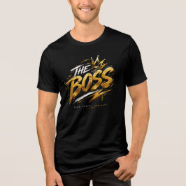 The Boss Crown – Gold Streetwear Power Shirt 🔥  T