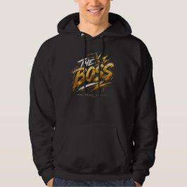 The Boss Crown – Gold Streetwear Power Tröja Hoodie