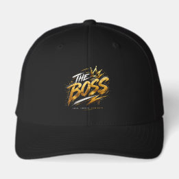 The Boss Crown – Guld Streetwear Power Hatt Keps