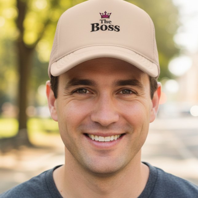 The Boss Neutral Mesh Trucker Hat for Men Keps (Skapare uppladdad)