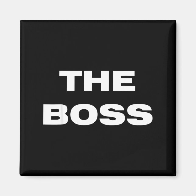 The Boss - The Real Boss Couple  Magnet (Framsidan)