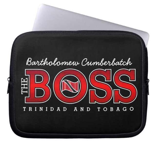 The Boss Trinidad & Tobago Laptop Fodral (Framsidan)