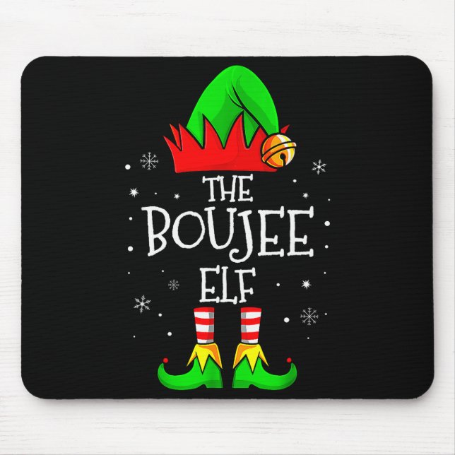 The Boujee Elf Group Matching Family Christmas Xma Musmatta (Framsidan)
