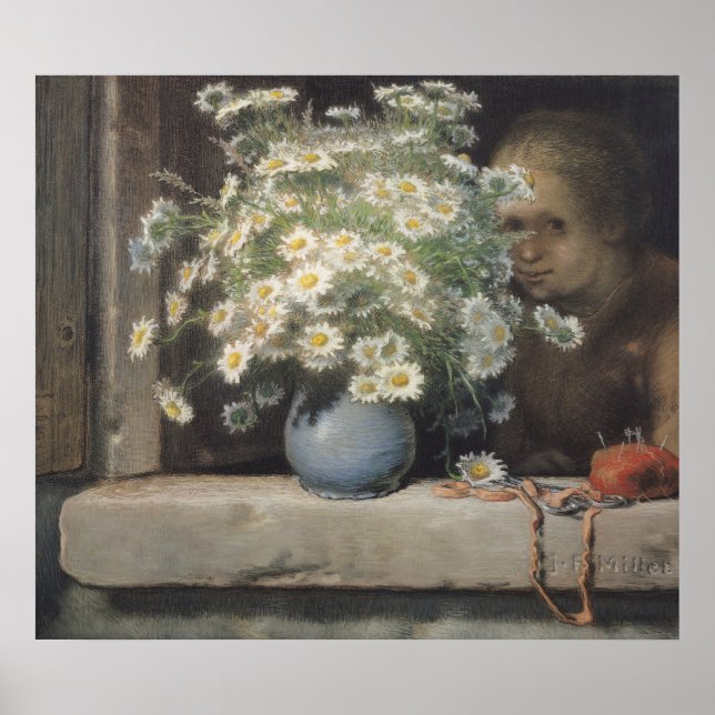The Bouquet of Margueritas, 1866 Poster (Framsidan)