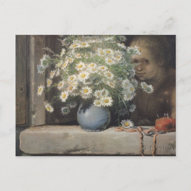 The Bouquet of Margueritas, 1866 Vykort (Framsida)