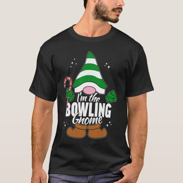 The Bowling Gnome Matching Family Group Pictures C T Shirt (Framsida)