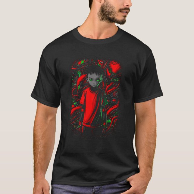 The Boy and the Machines T Shirt (Framsida)