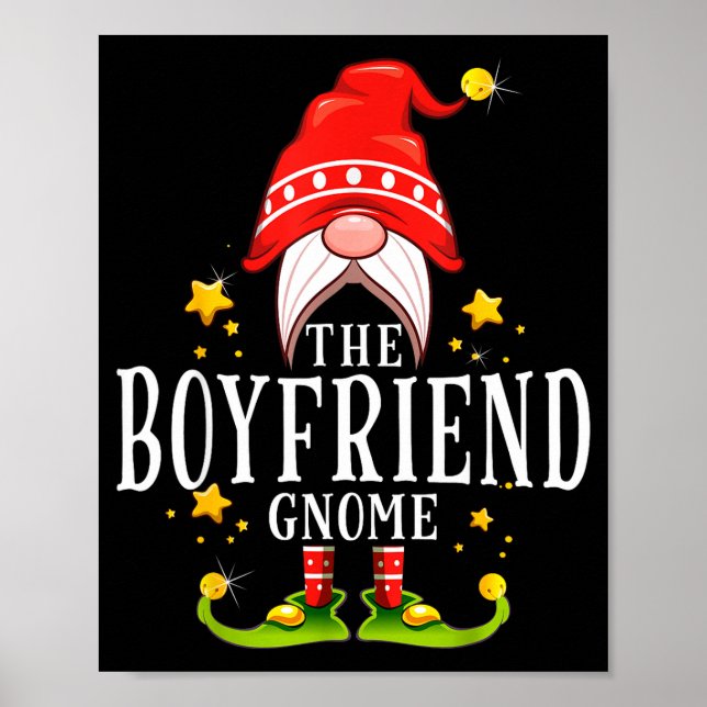 The Boyfriend Gnome Christmas Matching  Poster (Framsidan)