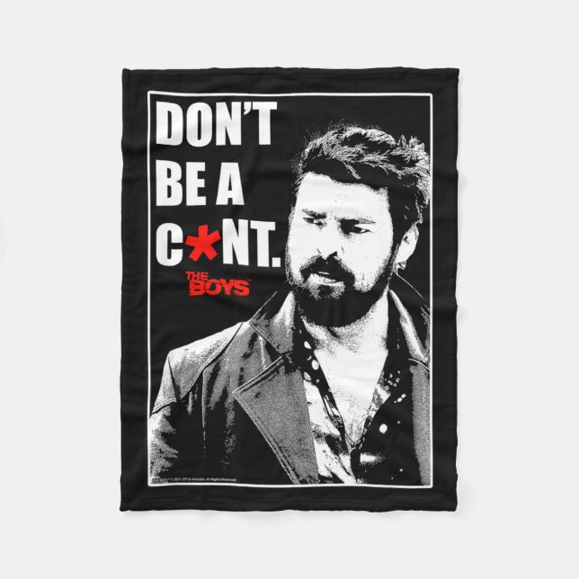 The Boys Butcher Don't Be A... Small  Fleecefilt (Framsidan)