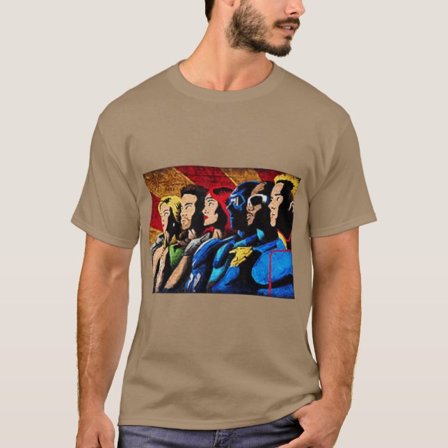 the boys tv show hero funny t shirt (Framsida)
