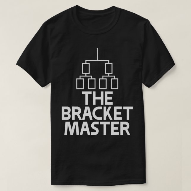 The Bracket Master Basketball Tournament  T Shirt (Design framsida)