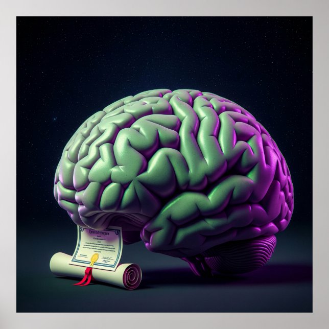The Brain: Your Ultimate Qualification Poster (Framsidan)