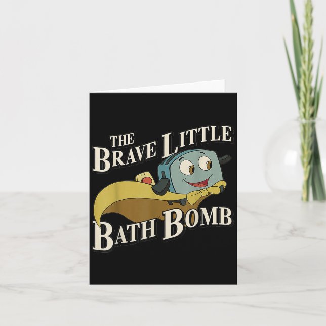 The Brave Little Bath Bomb  Kort (Framsida)