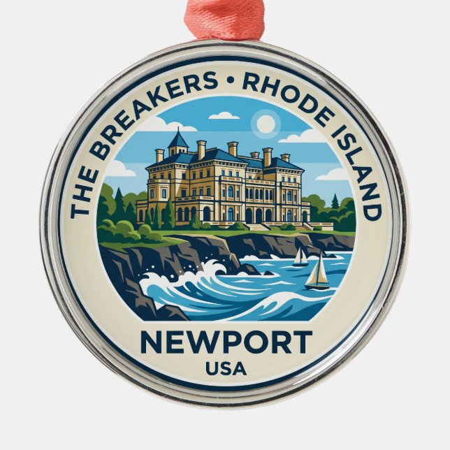 The Breakers USA Julgransprydnad Metall (Framsidan)