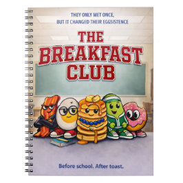The Breakfast Club - Matgalna Anteckningsbok