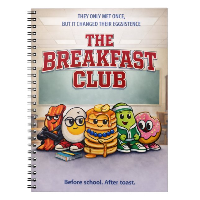 The Breakfast Club - Matgalna Anteckningsbok (Framsidan)