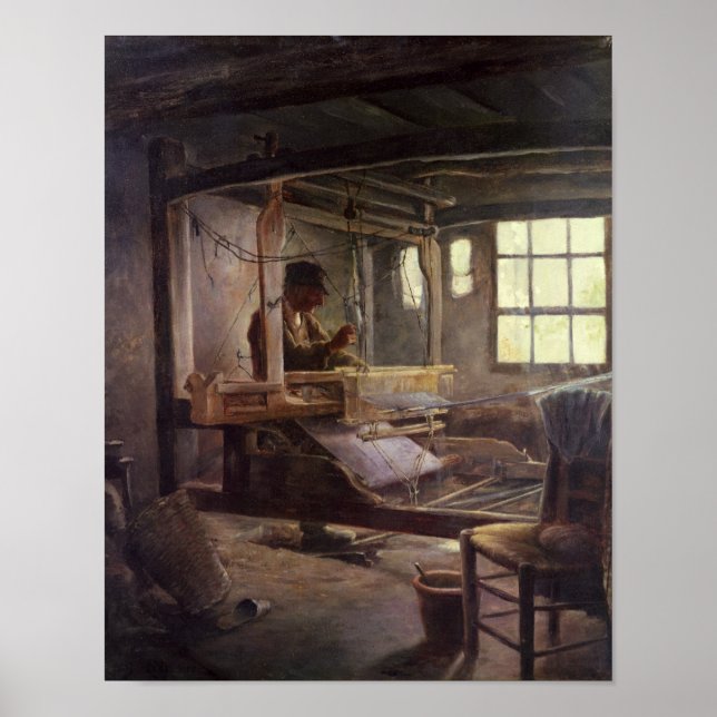 The Breton Weaver, 1888 Poster (Framsidan)
