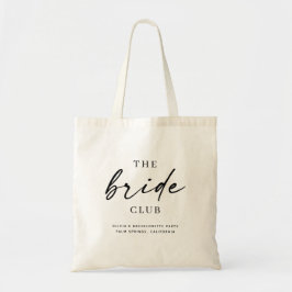 The Bride Club | Bachelorette or Wedding Party Tygkasse