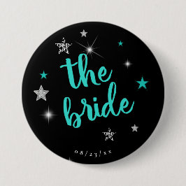 The Bride Disco Bachelorette Teal ID925  Knapp
