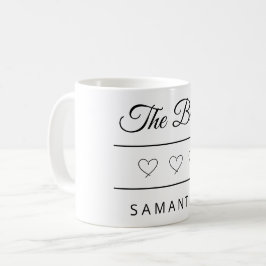 The Bride Personalized Wedding Design Kaffemugg
