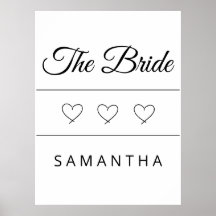 The Bride Personalized Wedding Design