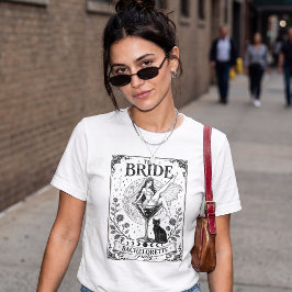 The Bride Tarot Card Häxig Systerbrudsparty T Shirt
