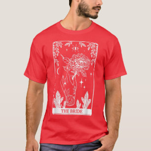 The Bride Tarot Smekmånad Gothic Bröllop Bachelore T Shirt