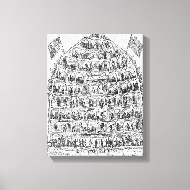 The British Beehive, 1867 Canvastryck (Framsida)
