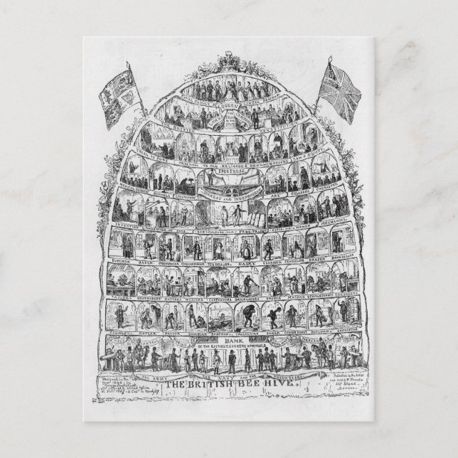 The British Beehive, 1867 Vykort (Framsida)