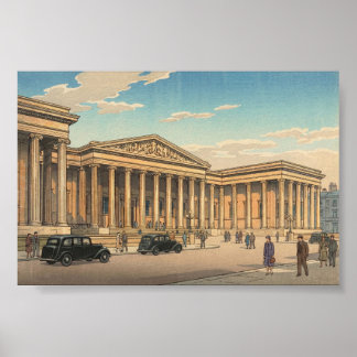 The British Museum Japanskt Träsnitt Poster