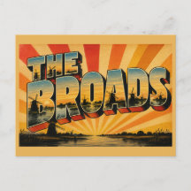 The Broads England Vintage Resa Konst