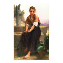 The Broken Pitcher av William-Adolphe Bouguereau