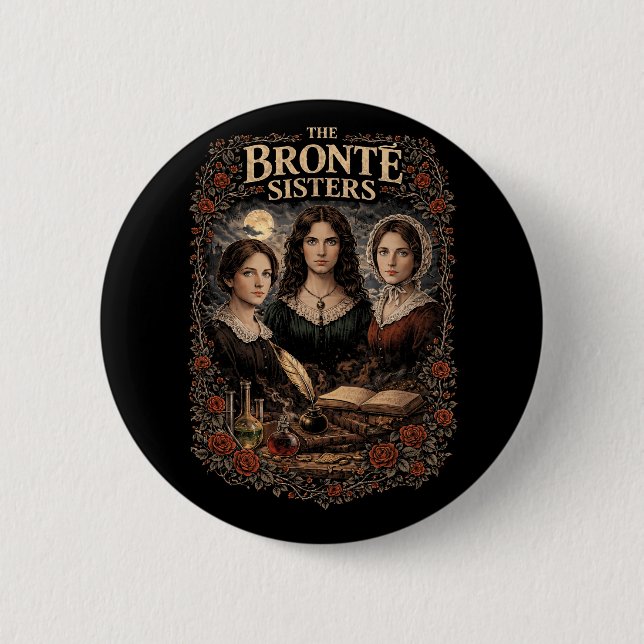 The Brontë Sisters Knapp (Framsida)