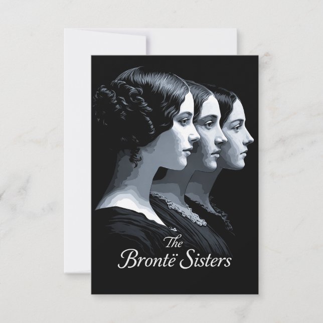 The Brontë Sisters Tack Kort (Framsida)