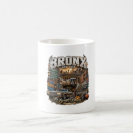 The Bronx New York Boogie Down Urban Collage Kaffemugg