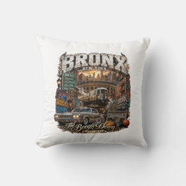 The Bronx New York Boogie Down Urban Collage Kudde
