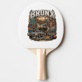 The Bronx New York Boogie Down Urban Collage Pingisracket