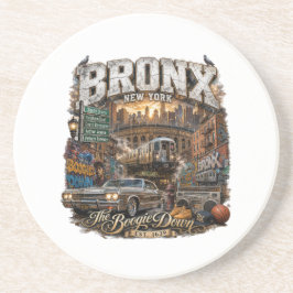 The Bronx New York Boogie Down Urban Collage Underlägg