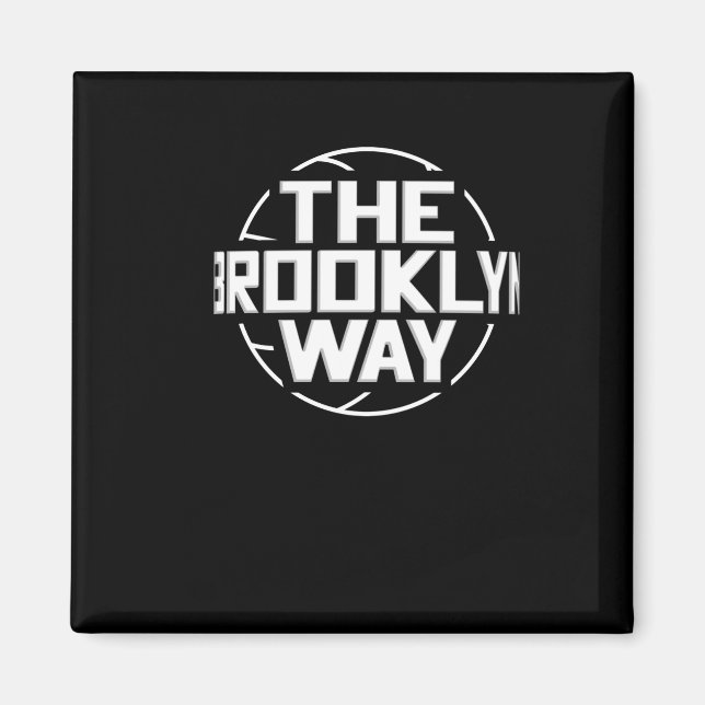 The Brooklyn Way Net Basket  Magnet (Framsidan)